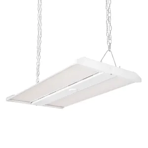 300W/255W/220W LED Linear High Bay Light with Chain Mount - 4K/5K CCT - 120-277VAC